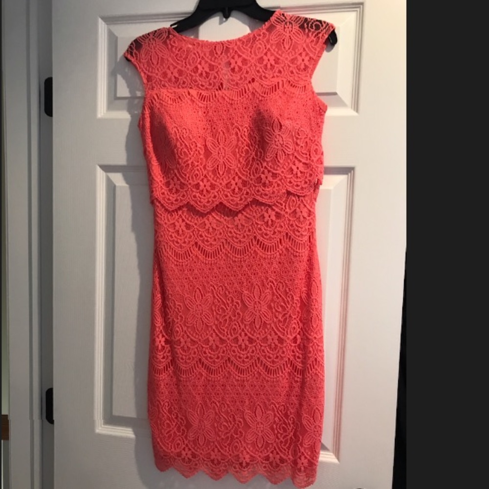 Coral semi formal/formal dress